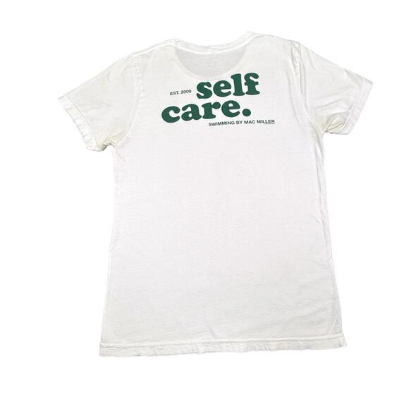 Mac miller swimming self care tshirt merch size M green white - Picture 1 of 5